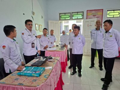 Pastikan Sukses, Pelaksanaan TKA di MAN 2 Kabgor Dikunjunga Plt. Kakanwil Kemenag