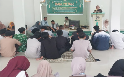 Perkuat Iman, Civitas MAN 2 Kabgor Peringati Isra Mi'raj
