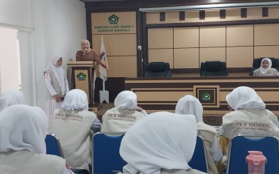 Kembangkan Manajerial, PIK-R MAN 2 Kabgor Lakukan Reorganisasi