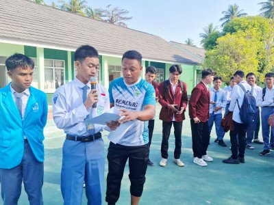 Kawal Demokrasi Pelajar, PPOSIS MAN 2 Kabgor Pastikan Pilketos Berlangsung Lancar